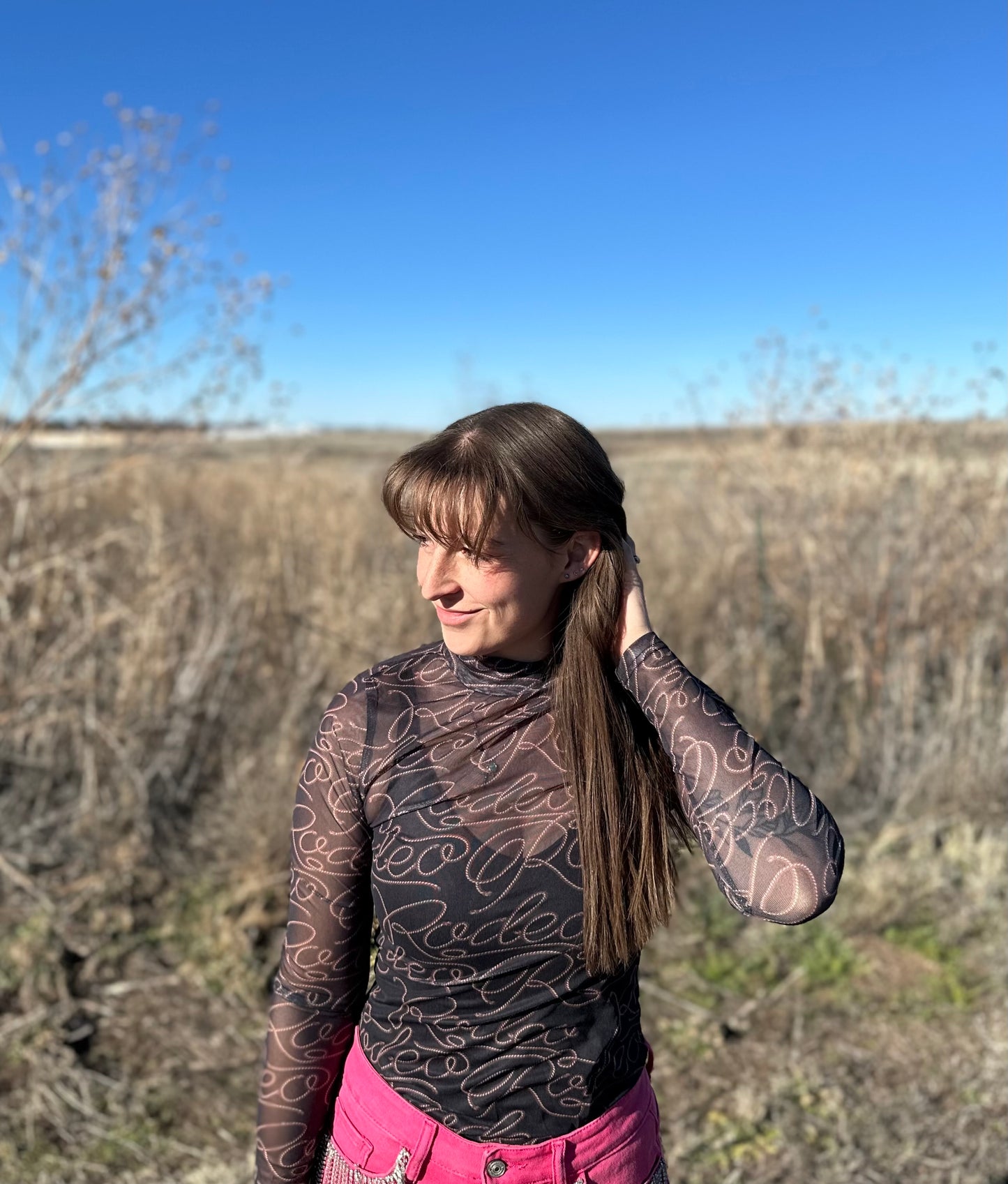 Western Mesh Top