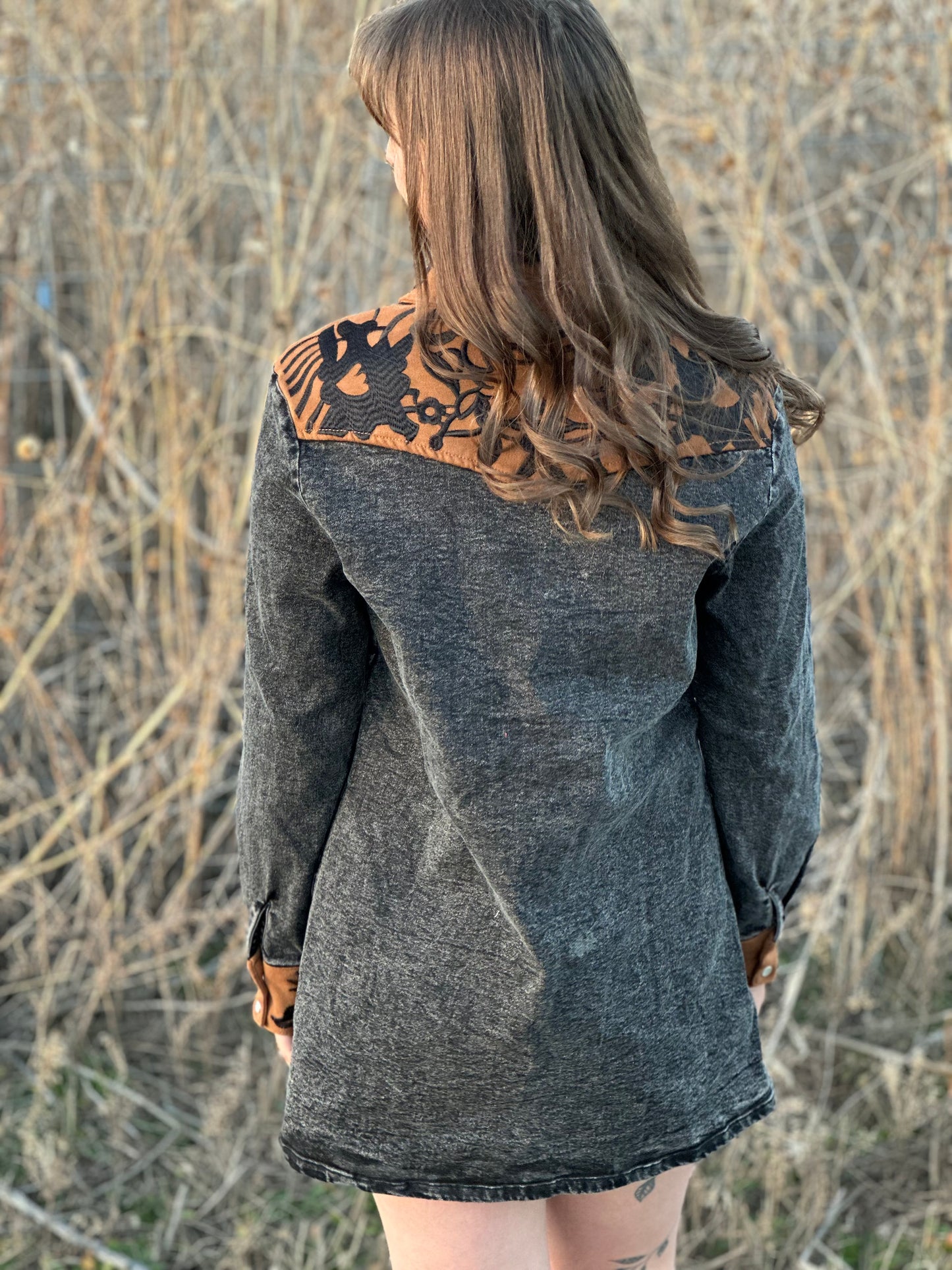 Black Denim Dress